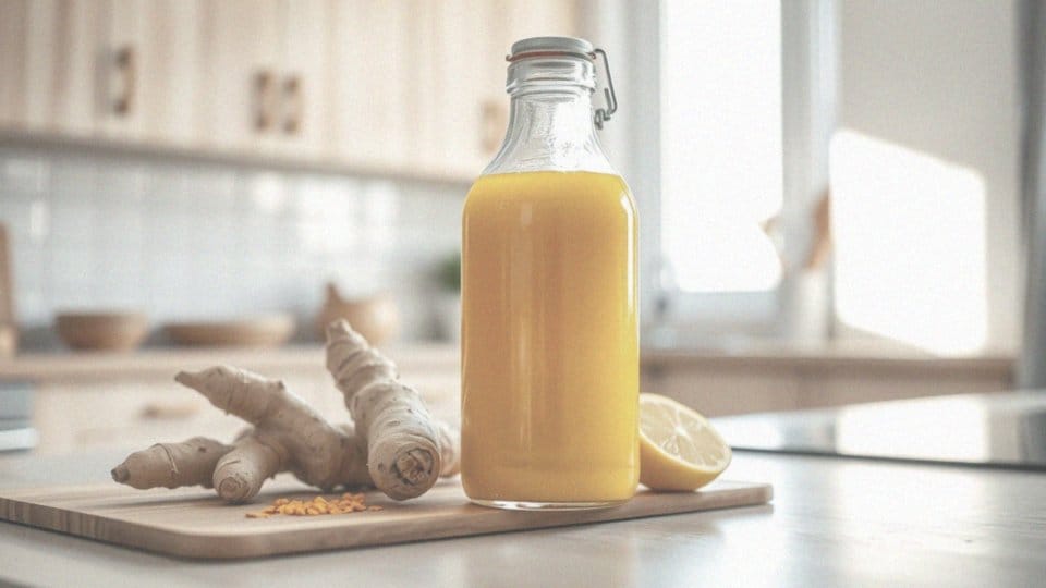 Jak przetrzymywać sok imbir z kurkumą i cytryną?