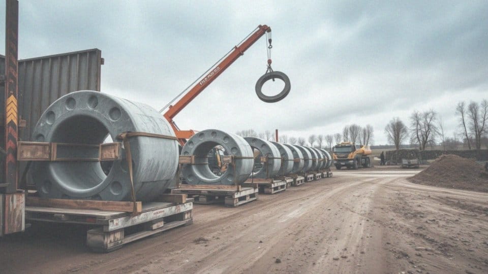Jak transportować obudowę studni betonowej?