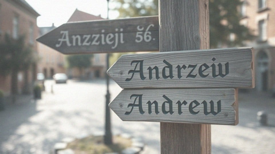 Jakie są angielskie odpowiedniki dla imienia Andrzej?