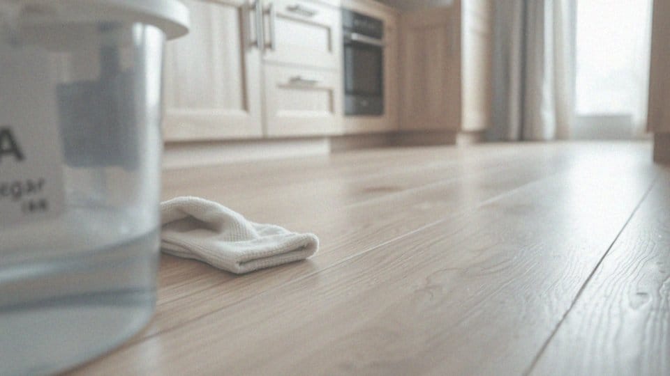 Jak działa kwasowość octu na panele podłogowe?