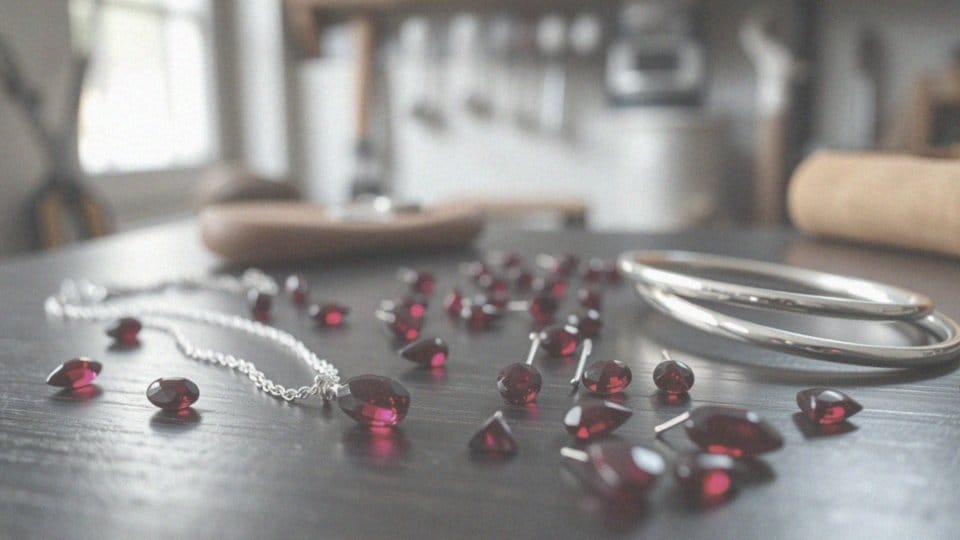 Jakie rodzaje biżuterii można wykonać z granatem?