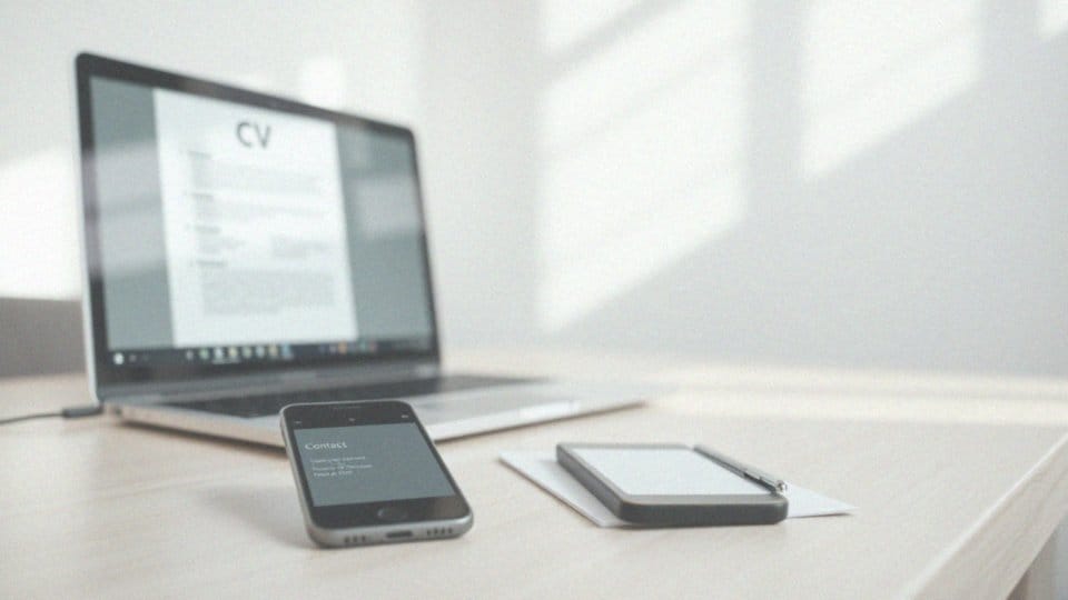 Jakie dane osobowe powinno zawierać CV?