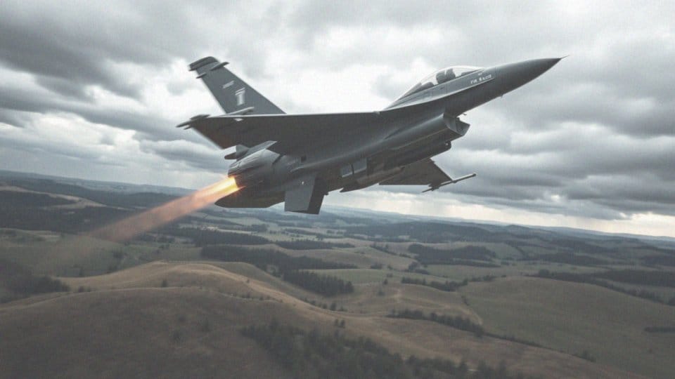 W jaki sposób prędkość F-16 wpływa na zdolność unikania ataku?