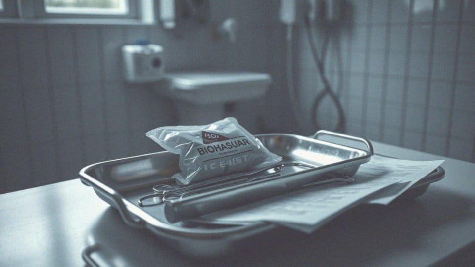 Co to są skrzepy i fragmenty tkanek w krwawieniu?