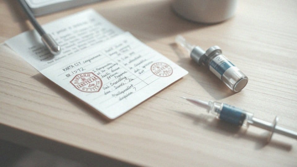 Jakie potwierdzenie o podaniu immunoglobuliny zawiera karta ciąży?